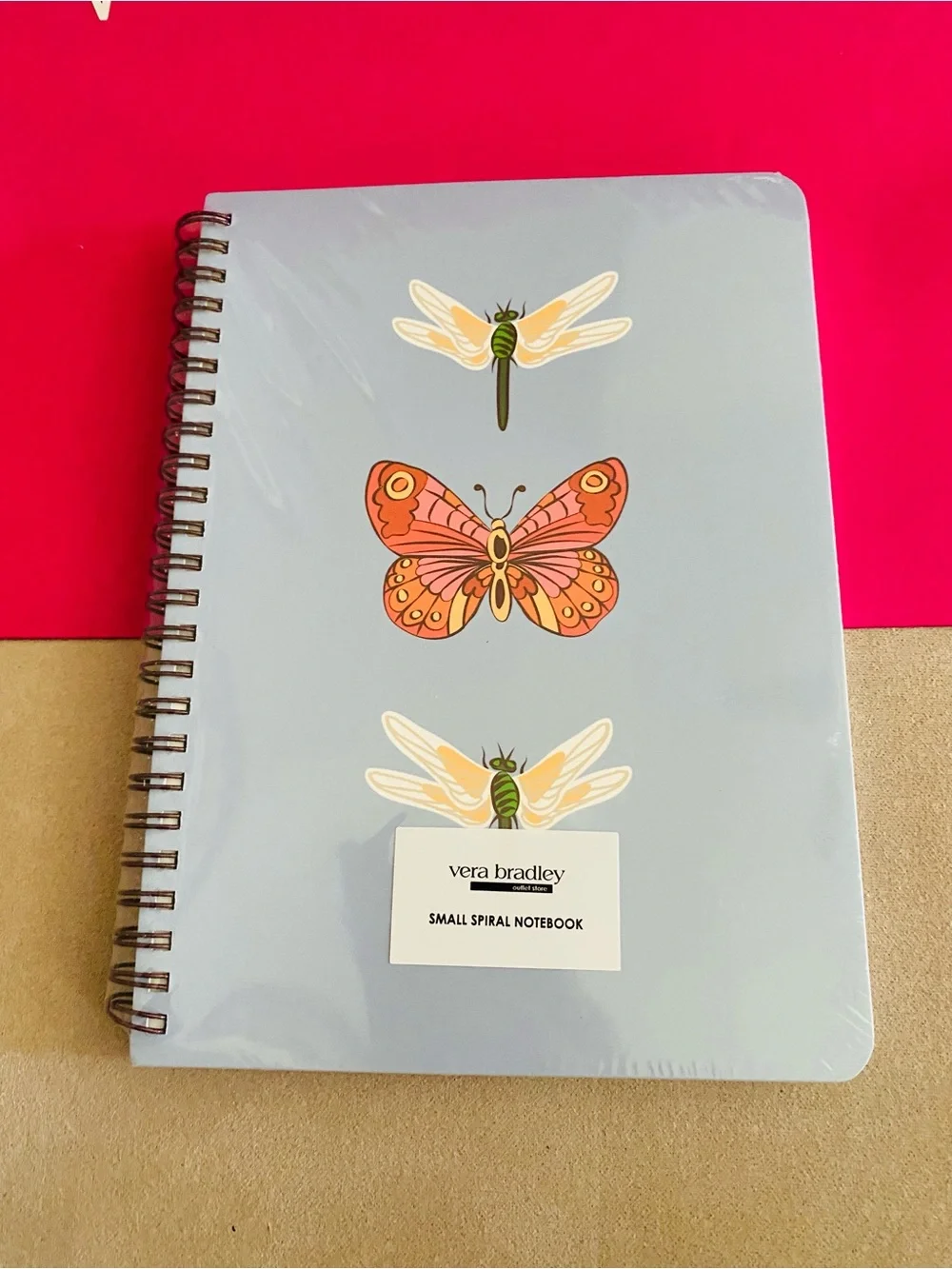 Vera Bradley Small Spiral Notebook. NWT. Abuzz